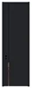 Black Color Office Wood Door Eco Friendly Solid Wood Door Modern Interior Door