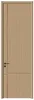 Elegant Nature-Inspired Wooden Bedroom Door with Free Coating