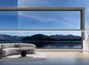 Full Automatic Balcony High End Outdoor Window Sound Proof Semi Open Glass Door Window
