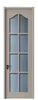 High-Quality Wood Composite Door with Exquisite Glass Design