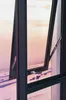 Low-E Glass Aluminum Casement Window for Noise Reduction Climate Control