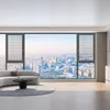 Modern Aluminum Casement Window with Galvanized Steel Design