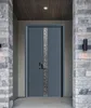 Sinpolo Durable Smart Lock Aluminum Front Door for Enhanced Security