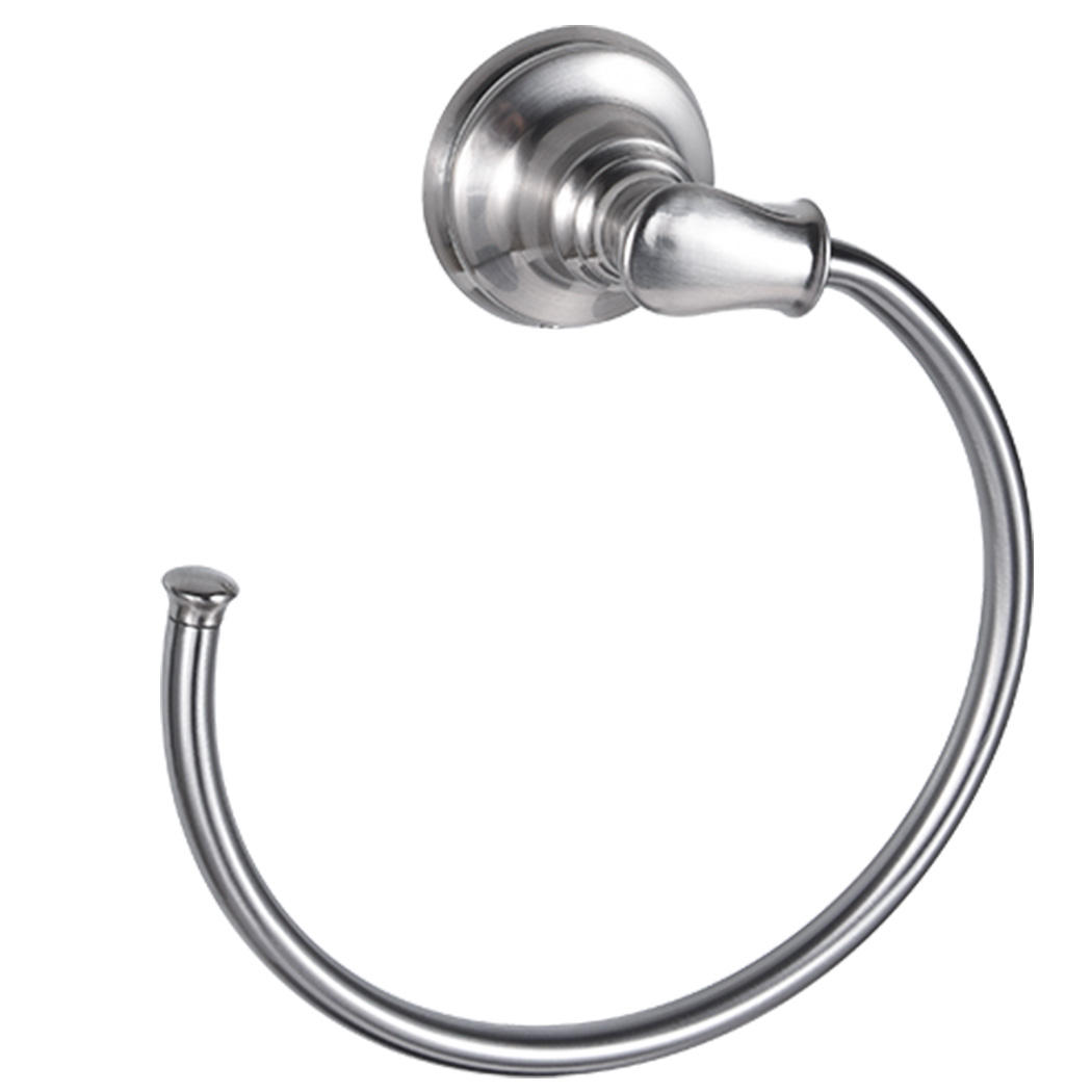 Hot Selling Brushed Finish Bathroom Hardware Bath Hand Towel Ring and Hanger