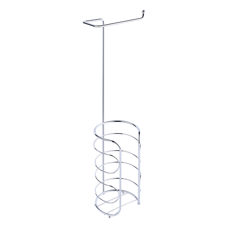 Professional Factory Simple Style Bathroom Esay Hold Free-Standing Roll Master Toilet Tissue Paper Standing Toilet Paper Holder