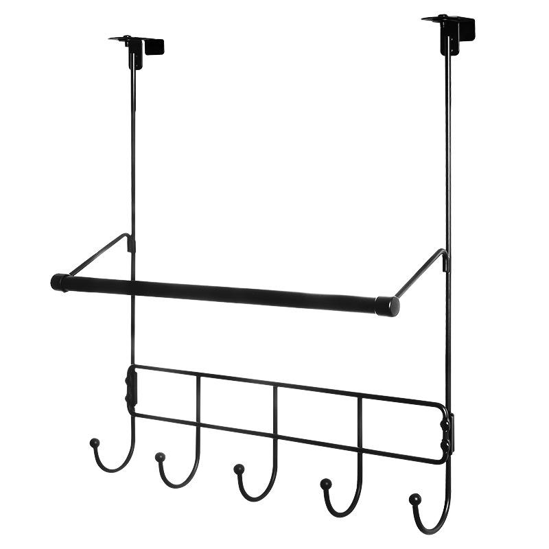 Popular  Bathroom Accessories Over the Bathroom Shower Door Bath Towel Bar with Hooks , Bathroom Towel Holder