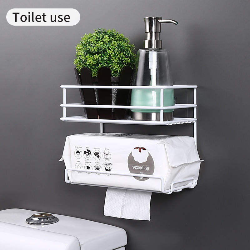 High Quality Wall Mounted Adhesive Basket Bathroom Storage Corner Holder Shower Caddy Cosmetic Holder Bathroom Organizer