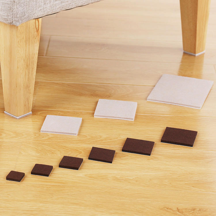 Oval Shelf Soft 1inch Round Colorful Roll Floor Chair Bulk Self-adhesive Rug Protector Felt Pads Desk Furniture Felt Pad