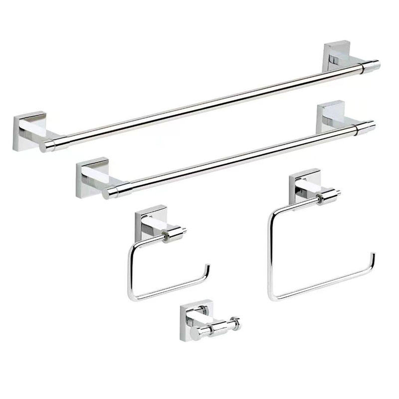 High Quality Five Pieces Luxury Bathroom Accessories Set with the Best Seller in the US Market
